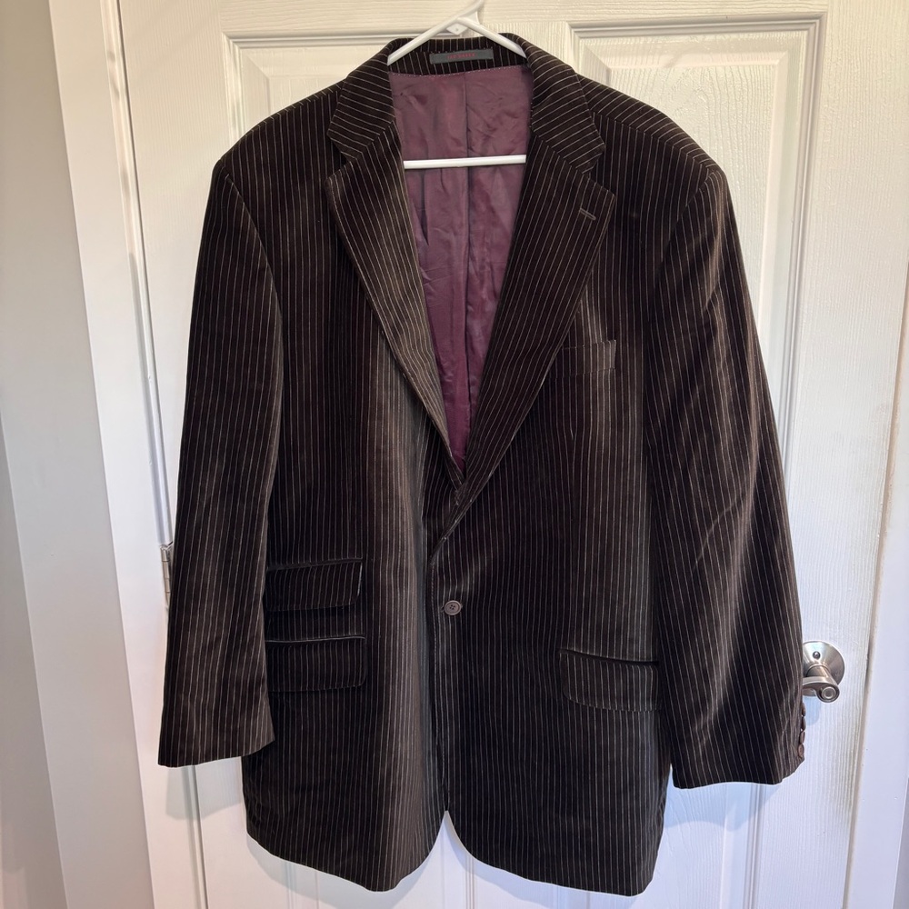Ted Baker Striped Suede Jacket